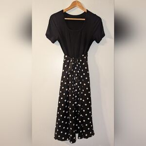 Casual Polka Midi WITH POCKETS